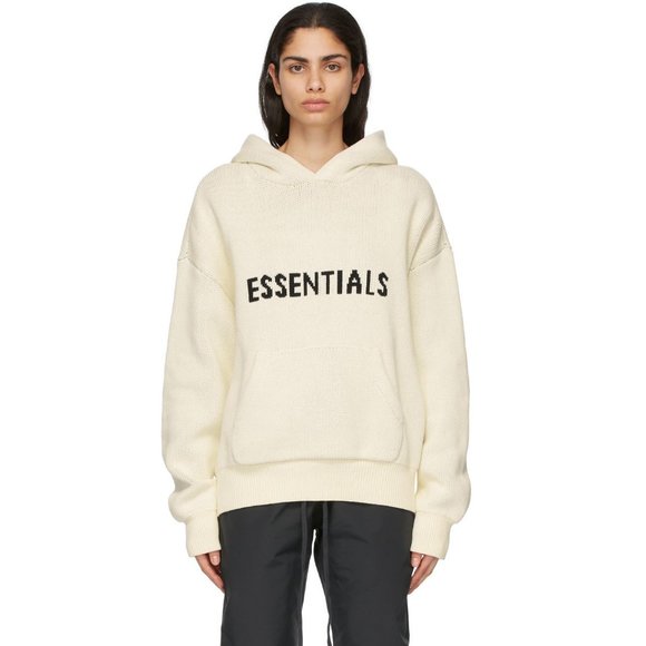 Essential Knit Sweater - Fear Of God Essentials Knit Sweater Dark Slate ...